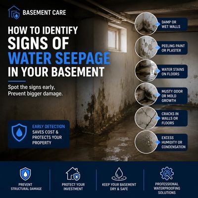 How to Identify Signs of Water Seepage in Your Basement